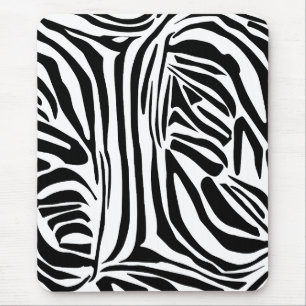 Zebra pattern mouse mat
