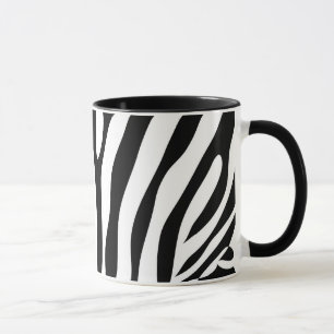 Zebra pattern multiple items mug