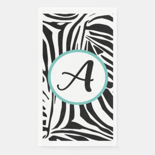 Zebra Pattern Napkin