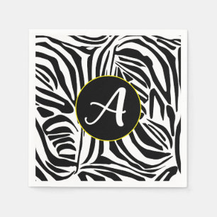 Zebra Pattern Napkin
