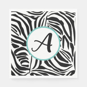 Zebra Pattern Napkin