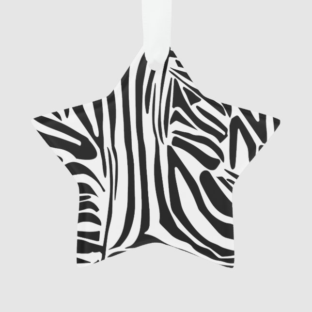Zebra pattern ornament (Front)
