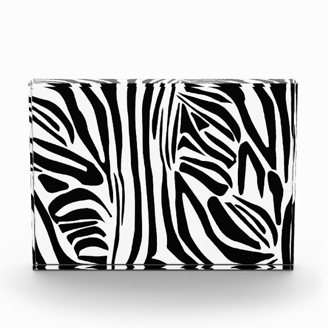 Zebra pattern photo block (Front)