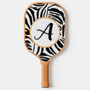 Zebra Pattern Pickleball Paddle