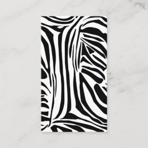 Zebra pattern place card