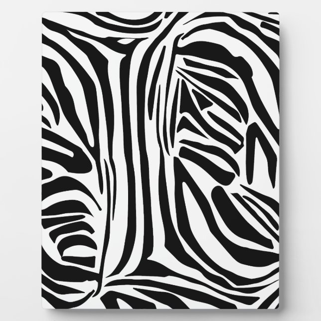Zebra pattern plaque (Front)
