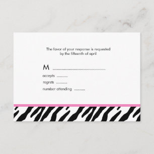 Zebra Pattern Response Cards