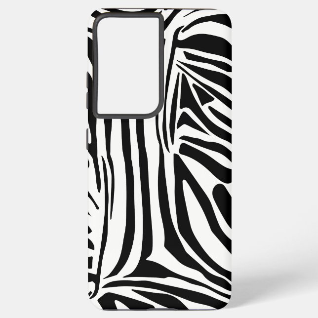 Zebra pattern samsung galaxy s21 ultra case (Back)