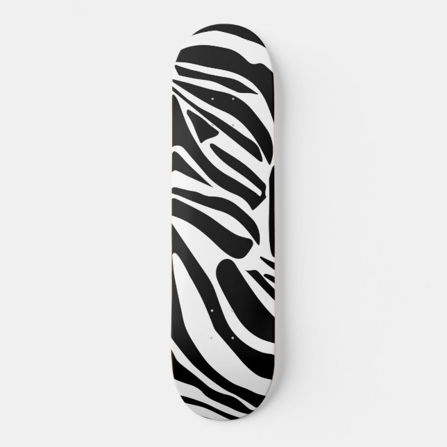 Zebra pattern skateboard (Front)