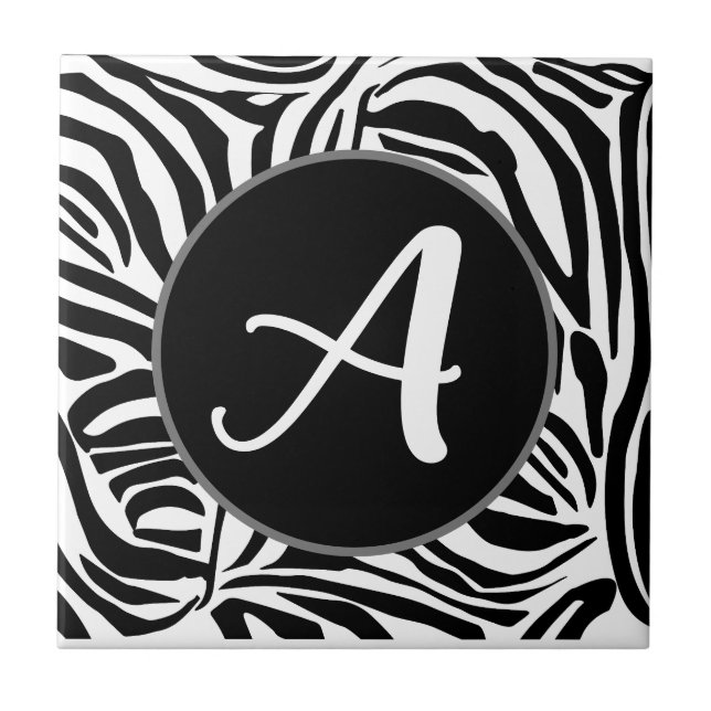 Zebra Pattern Tile (Front)