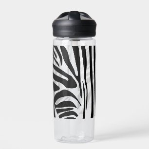 Zebra pattern water bottle