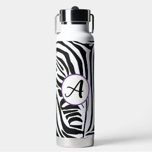 Zebra Pattern Water Bottle