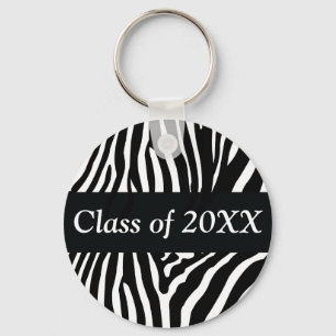 Zebra Personalised Class Of Keychain