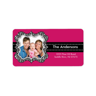 Zebra PHOTO Frame Return Address Label