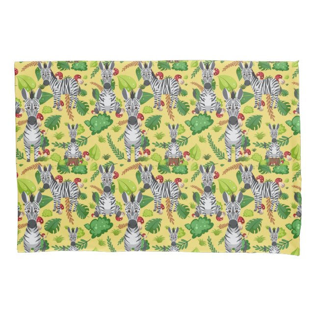 Zebra  pillowcase (Front)