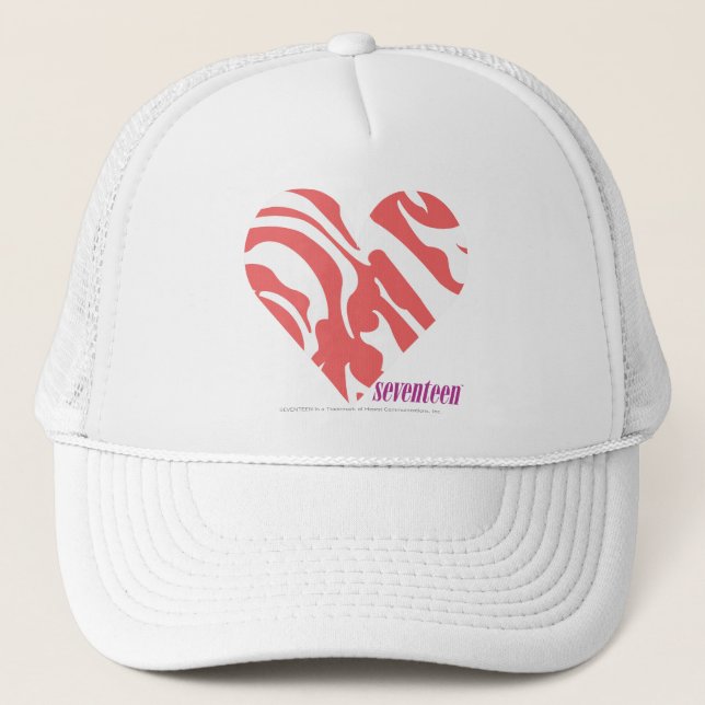Zebra Pink 2 Trucker Hat (Front)