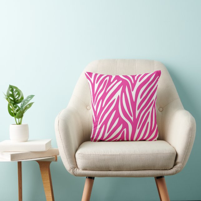 ZEBRA PINK CUSHION (Chair)