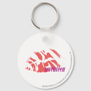 Zebra Pink Key Ring
