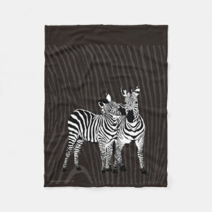 Zebra Play Fleece Blanket