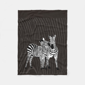 Zebra Play Fleece Blanket