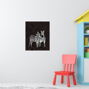 Zebra Play Poster