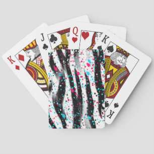 Zebra Playing Cards