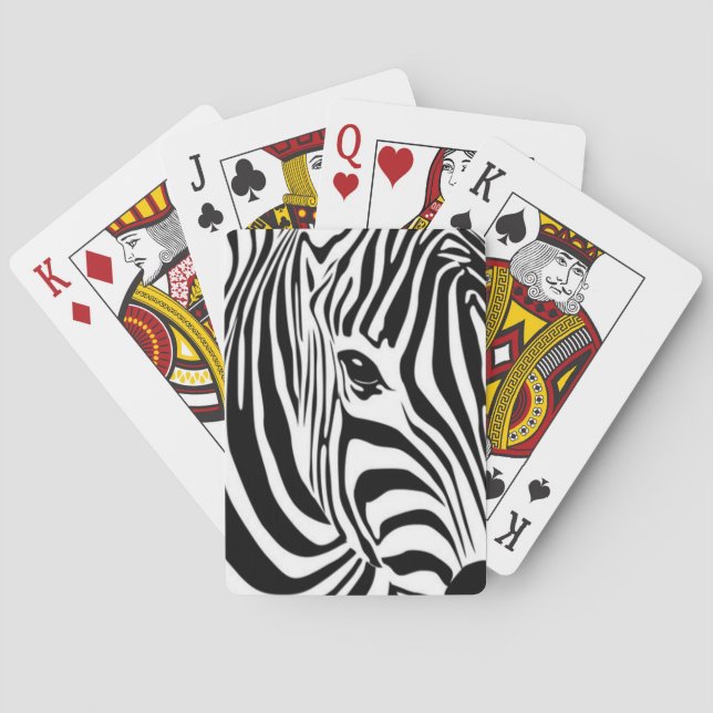  Zebra Playing Cards (Back)
