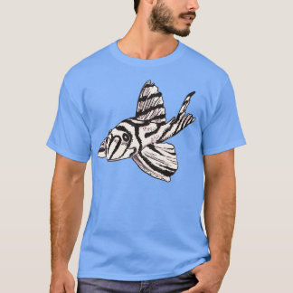 Zebra Pleco Fish Aquaristic Design T-Shirt
