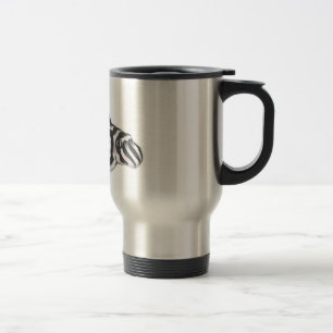 Zebra Pleco L46 Catfish Travel Mug