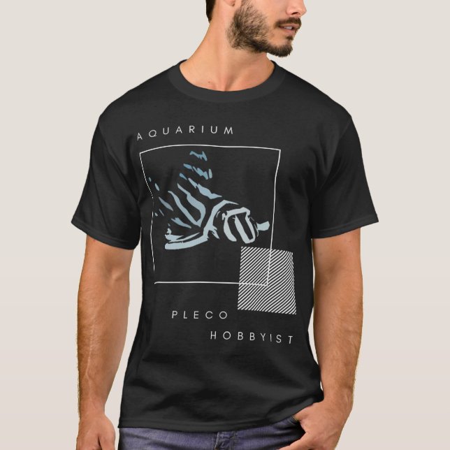 Zebra Pleco Theme T-Shirt (Front)