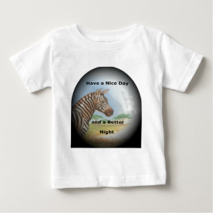 Zebra Portrait, Amboseli: he Spirit of the Savanna Baby T-Shirt