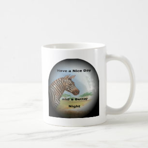 Zebra Portrait, Amboseli: he Spirit of the Savanna Coffee Mug