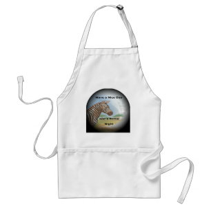 Zebra Portrait, Amboseli: he Spirit of the Savanna Standard Apron