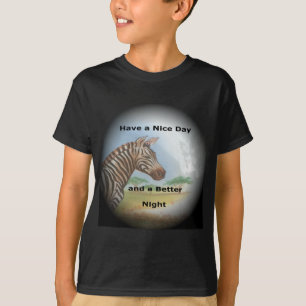 Zebra Portrait, Amboseli: he Spirit of the Savanna T-Shirt