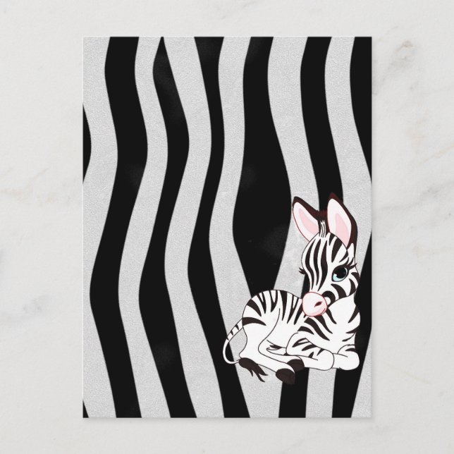 Zebra Postcard (Front)