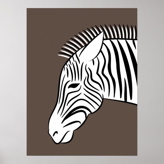 Zebra Poster (Front)