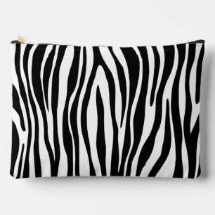 Zebra Print Accessory Pouch