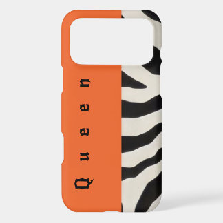 Zebra Print Aesthetic Phone Case | Black & White
