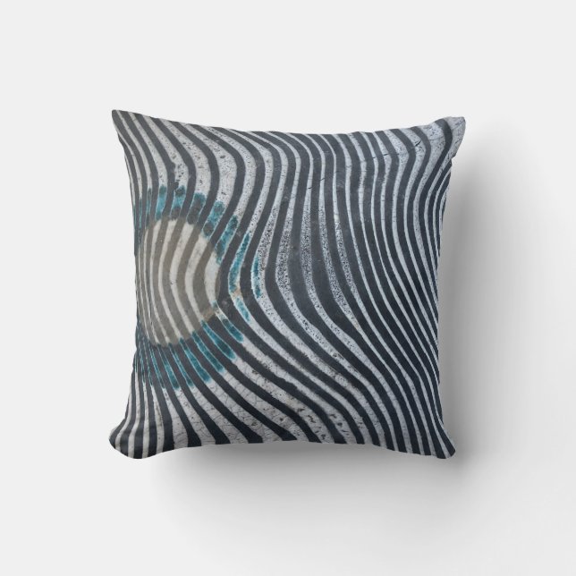 Zebra Print Animal Print Pattern Cushion (Front)