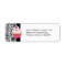 Zebra Print Bakery Return Address Label
