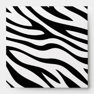 Zebra Print Birthday Envelopes