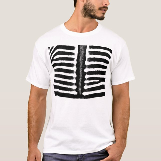 Zebra print (black0 T-Shirt (Front)