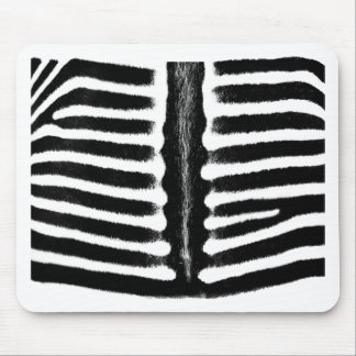 Zebra print (black) mouse mat