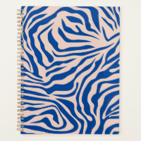 Zebra Print Blue Zebra Stripes Animal Print