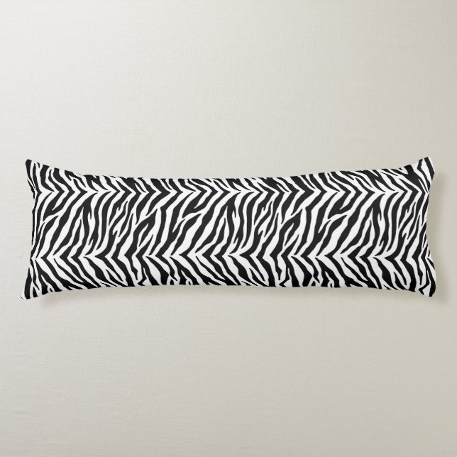 Zebra Print Body Pillow (Front)