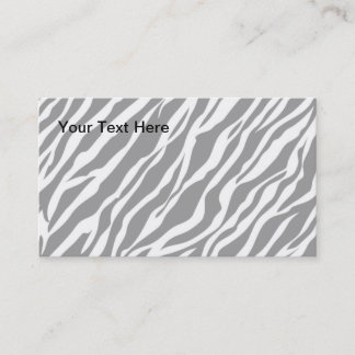 Zebra Print Business Card