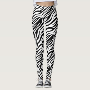 Zebra Print BW Leggings