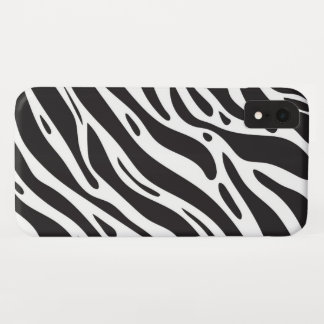 Zebra print iPhone XR case