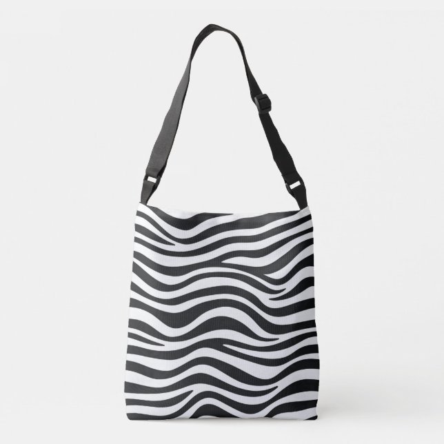 Zebra print crossbody bag (Back)
