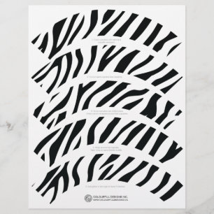 Zebra Print Cupcake Wrappers